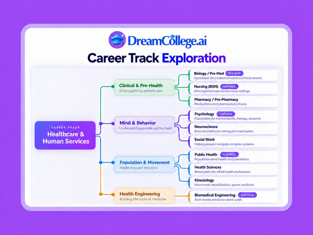 DreamCollege.ai Career Track Exploration